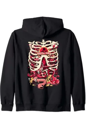 Rick and Morty Anatomy Park Logo Kapuzenjacke