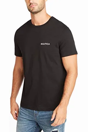 Nautica Herren Short Sleeve Crew Neck T-Shirt, , Groß