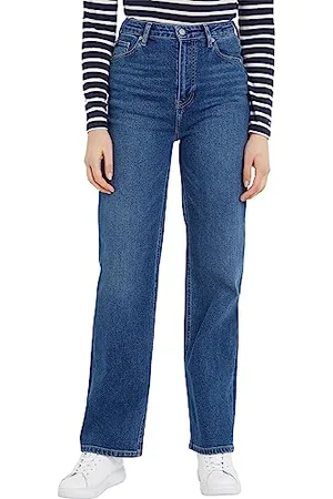 Tommy Hilfiger Damen Jeans Relaxed Straight Stretch, Blau (Jane), 28W / 30L