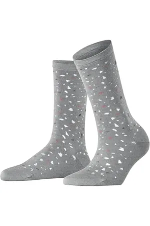ESPRIT Damen Socken Terrazzo Sock W So Viskose gemustert 1 Paar, , 35-38