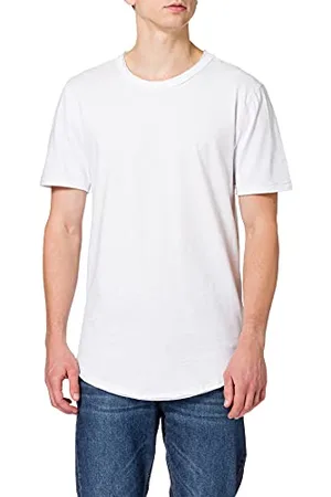 Only & Sons Herren O&S Rundhals T-Shirt Langes Einfarbiges Kurzarm Shirt Basic Shortsleeve aus Baumwolle ONSBENNE