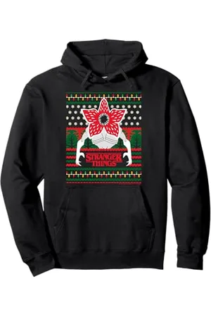 Stranger Things Weihnachtsmuster Demogorgon Pullover Hoodie