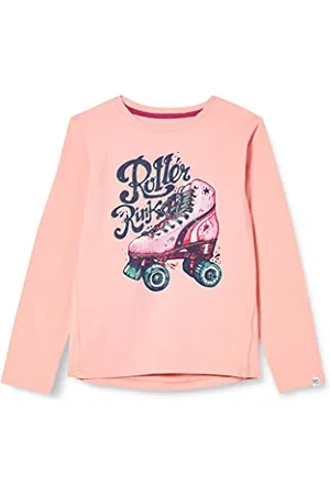 Noppies Kids Mädchen G Tee LS Bonn T-Shirt, Coral Almond-P797, 92