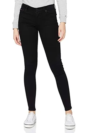 Tommy Hilfiger Damen Jeans Hose Nora Mr Skny Stretch, Schwarz (Staten Black Stretch), 29W/32L