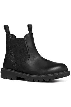 Geox J SHAYLAX Boy A Chelsea Boot, Black, 37 EU