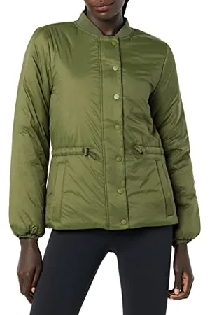 Amazon Damen Bomberjacke mit gepolsterter Taille, , XL