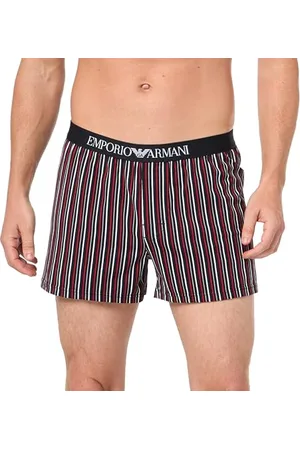 Emporio Armani Herren Stretch Cotton Classic Pattern Mix Boxer Briefs, , L