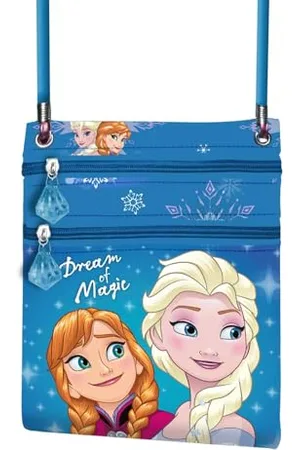 Disney Die Eiskönigin 2 (Frozen 2) Dream-Action Vertikal Schultertasche, Blau, 15,5 x 18 cm