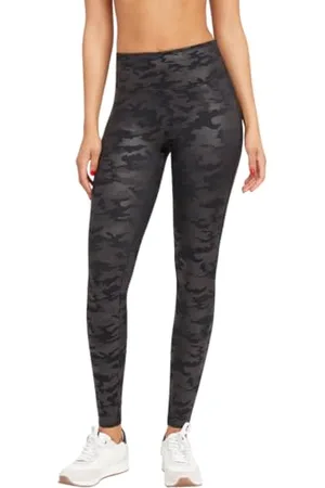 Spanx Kunstleder Camo Leggings , ,S