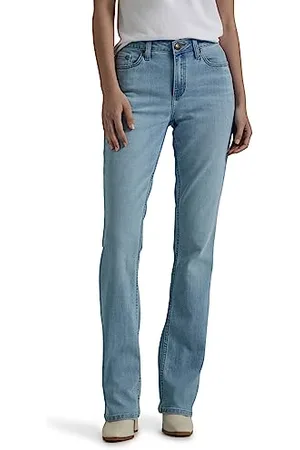 Lee Damen Legendary Mid Rise Bootcut Jeans, Skygazing, 48 Lange