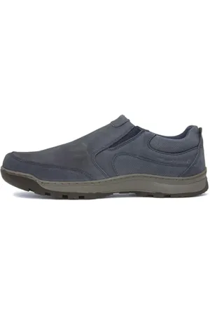 Hush Puppies Herren Jasper Slipper, Blau (Navy Nubuck Navy), 46 EU