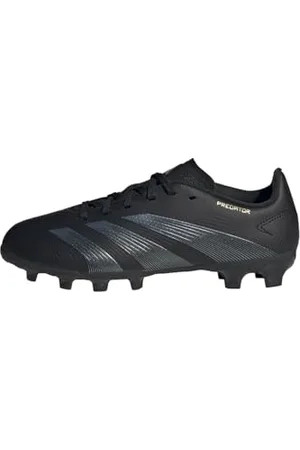 adidas Predator League J Football Boots Multi Ground Fußballschuhe, Core Black/Carbon/Gold Metallic, 28 EU