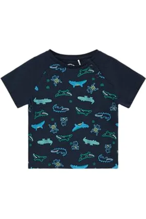 QS by s.Oliver Junior Baby Boys T-Shirt, Kurzarm, Blue, 80
