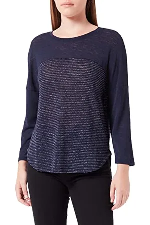 ONLY Damen Onldebra 3/4 Glitter TOP JRS Sweatshirt, per Pack , 38 (Herstellergröße: M)