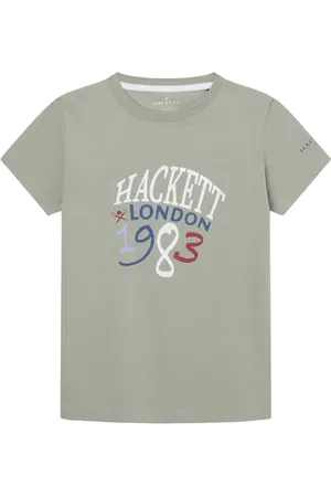 Hackett Hackett 1983 Tee T-Shirt für Jungen, Grün (Seagrass Green), 5 Jahre