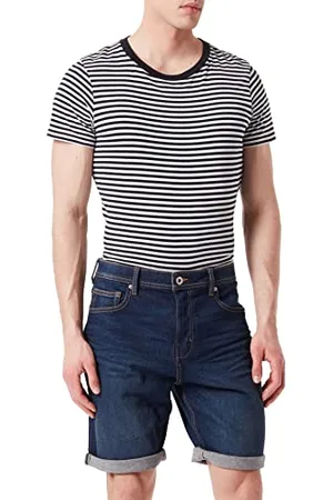 ESPRIT Herren 992ee2c304 Jeans Shorts, Blue Dark Washed, 29W EU