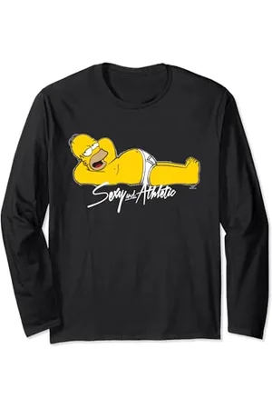 The Simpsons Die Simpsons Homer Sexy Frech Couch Potato beim Faulenzen Langarmshirt