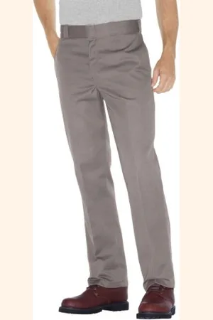 Dickies Herren Slim Straight Work Pants Sporthose, Silber metallic, 38W x 36L