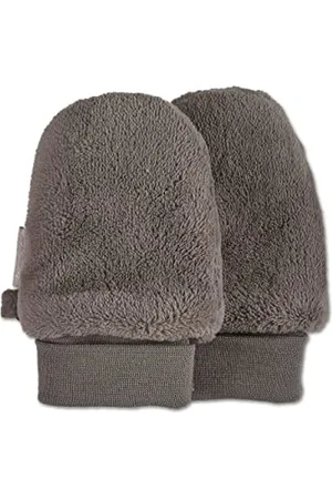 Sterntaler Unisex Baby Fäustlinge Ohne Daumen aus Teddyflausch, Elastisches Bündchen, , Einheitsgröße