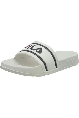 Fila Morro Bay kids Unisex-Kinder Slipper, (White), 28 EU