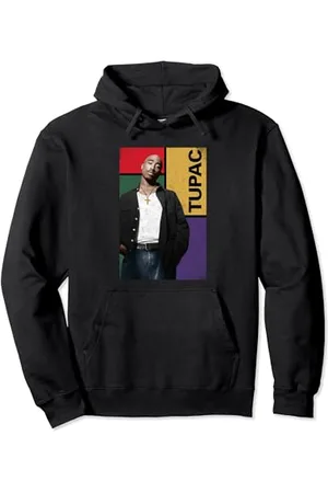Tupac Shakur Tupac Vintage Squared Pullover Hoodie