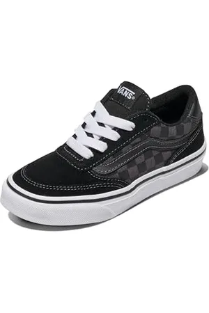 Vans Brooklyn Ls Sneaker, Checkerboard Black/Asphalt, 21 EU