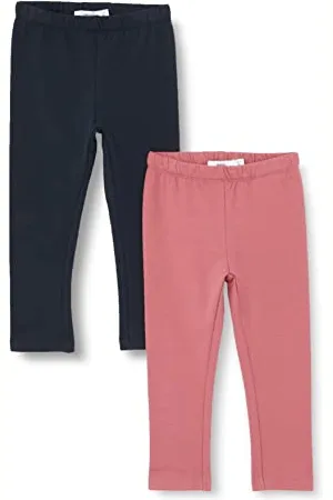 NAME IT Guppy Mädchen ZMFDESTINY 2P SWE BRU 2er Pack Leggings, , 122