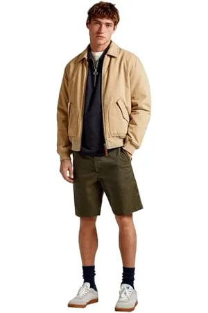 Pepe Jeans Herren Regular Chino Short, Grün (Military Green), 28W
