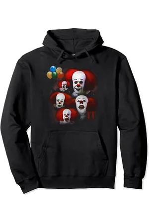 Pennywise IT: TV Mini Series Many Faces of Pullover Hoodie