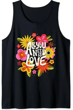 The Beatles Alles was du brauchst ist Liebe Retro-Blumen Tank Top