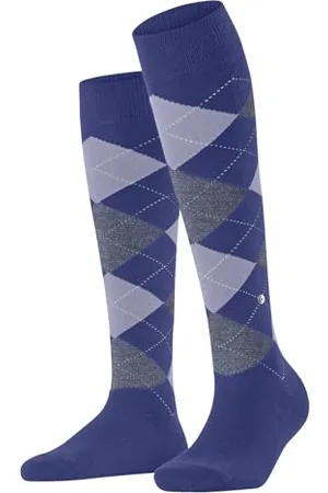Burlington Damen Kniestrümpfe Queen W Kh Baumwolle lang gemustert 1 Paar, , 36-41
