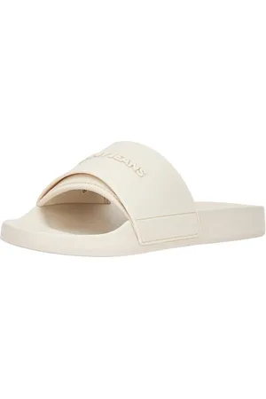 Tommy Hilfiger Damen Badeschuhe Tjw Pool Slide Seasonal Badelatschen, (Bleached Stone), 37 EU