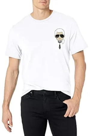 Karl Lagerfeld Herren Classic Karl Character Short Sleeve Crew Neck T-Shirt, , XL