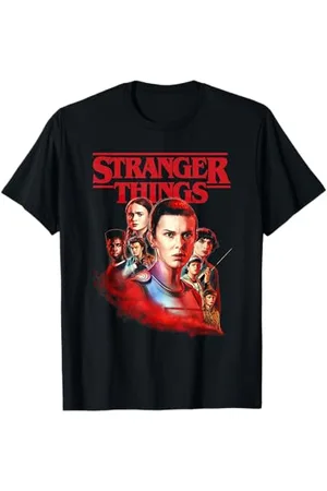 Stranger Things Hawkins Heroes Poster T-Shirt