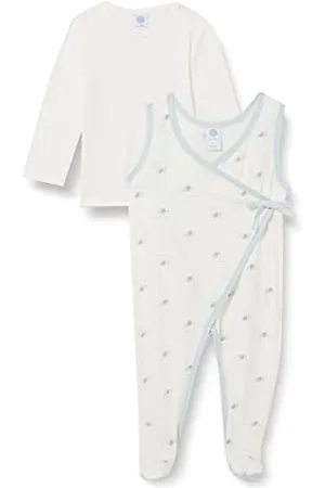 Sanetta Baby-Jungen Strampler beige Kleinkind-Schlafanzüge, , 068