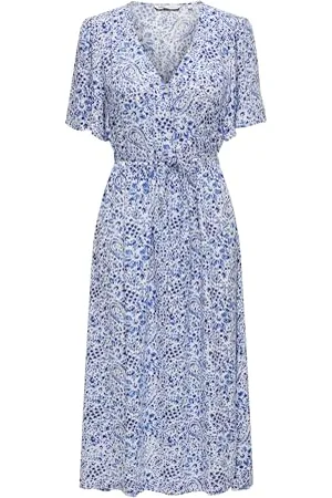 ONLY Onlhalia S/S Midi Dress WVN Noos
