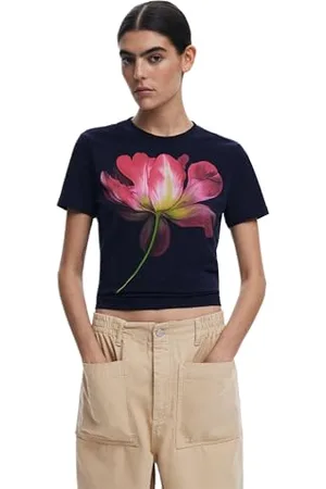 Desigual Damen Ts_Plata T-Shirt, , Large