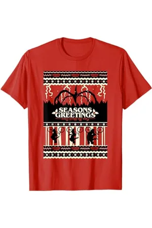 Stranger Things Christmas Fairisle T-Shirt