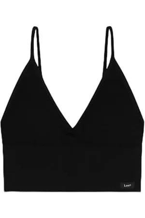 Lee Damen Womens Seamless Longline Crop Top In Black BH, , S EU