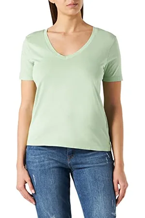 JDY Damen FAROCK S/S V-Neck TOP JRS NOOS T-Shirt, , S