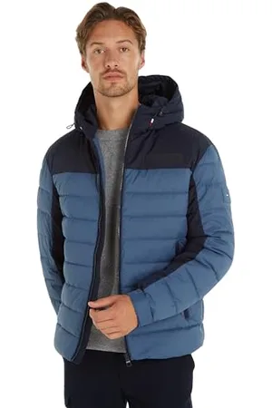 Tommy Hilfiger Herren Pufferjacke mit Kapuze, , XS