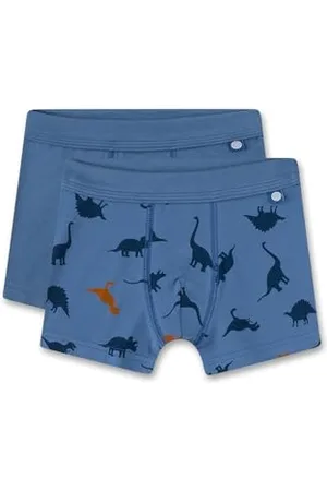 Sanetta Jungen-Hipshorts (Doppelpack) | Hochwertige und nachhaltige Unterhose für Jungen aus Baumwoll-Mix. Inhalt: 2er Set Unterwäsche für Jungen 140