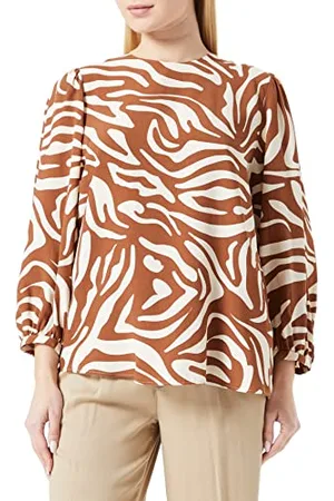Seidensticker Damen Regular Fit Langarm Bluse, , 42