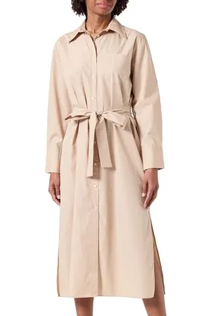 GANT Damen REL POPLIN Shirt Dress Kleid, , 36