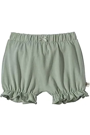 Sterntaler Shorts Sommer Jersey Girl uni Hase Happy für Mädchen - Baby Hose mit Zierschleife am Bund - kurze Hose aus Baumwolljersey mit angenehmem Tragegefühl - , 56