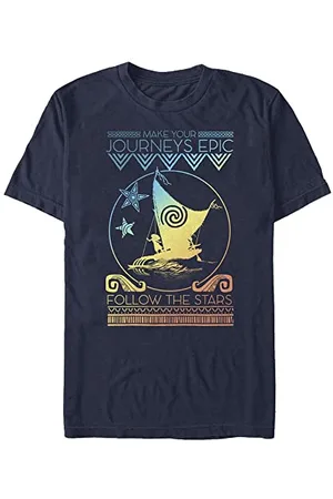 Disney Unisex Moana By Starlight Organic Short Sleeve T-shirt, , S