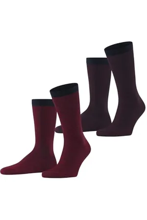 ESPRIT Herren Socken Allover Stripe Multipack M So Baumwolle gemustert 2 Paar, , 43-46