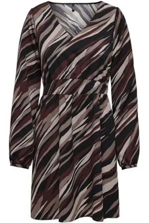ONLY Onlnova Life VIS L/S SIRI Dress AOP