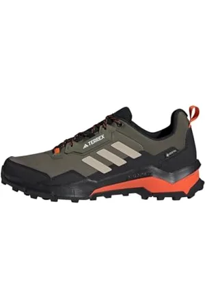 adidas Herren Terrex AX4 Gore-TEX Hiking Shoes Wanderschuhe, Olive Strata/Wonder Beige/Core Black, 40 EU
