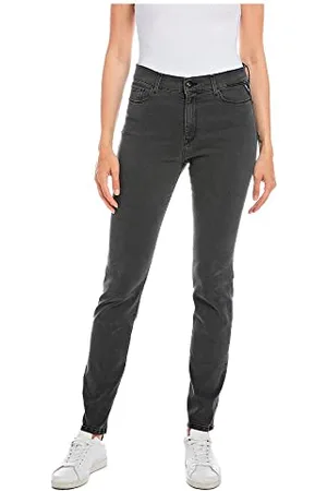 Replay Damen Jeans Mjla Slim-Fit mit Comfort-Stretch, (Grau), 29W / 28L